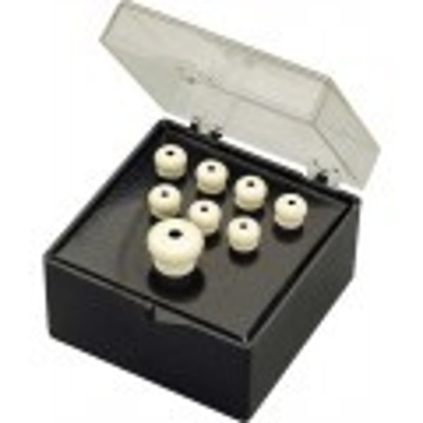 FENDER Set di spille da ponte Ivory con Black Dot, confezione da 7