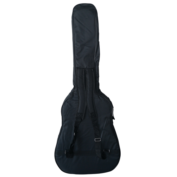 EXTREME BAG WG8 BORSA IMBOTTITA PER CHITARRA ACUSTICA 8MM CON 2 TASCHE FRONTALI COLORE NERO