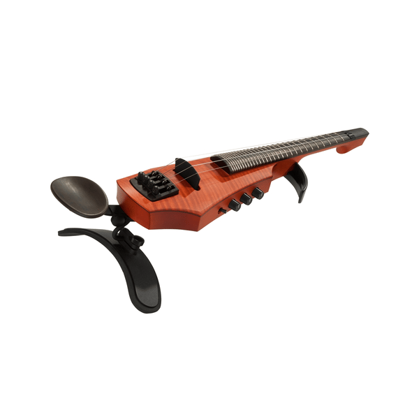 NS Design CR Fretted Electric Violin 4 Amber Stain