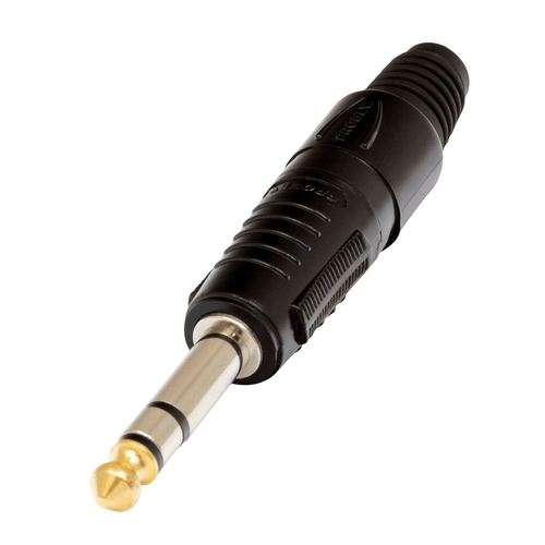 PROEL STAGE Connettore professionale jack stereo 6,3 mm - 1/4. Colore: Nero.