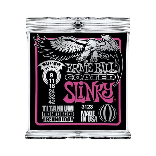ERNIE BALL Titanium Coated 3123 - Super Slinky