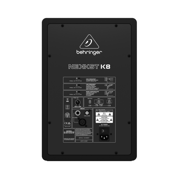 BEHRINGER NEKKST K8 STUDIO MONITOR BIAMPLIFICATO 150 WATT 8″+1″ KRK DESIGN