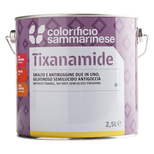 SMALTO ANTIRUGGINE 'TIXANAMIDE' Lt. 0,750 Grigio scuro
