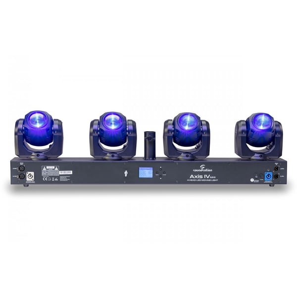 SOUNDSATION 4x32W RGBW LED 4 Head Beam Moving Head