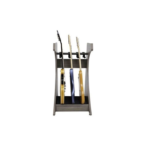 Gator Frameworks GFW-ELITEGTR3RK-GRY Rack per chitarre 3-4 posti in finitura grigio driftwood<br>