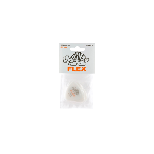 Dunlop 456P.60 Tortex Flex Triangle .60 mm Pack/6