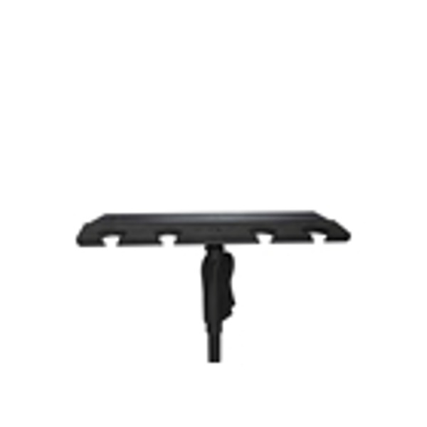 Gator Frameworks GFW-MIC-4TRAY Supporto multi-microfono per 4 microfoni<br>