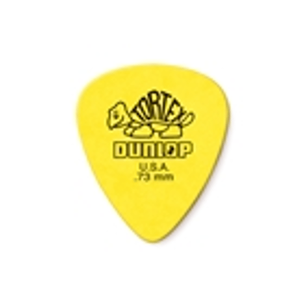 Dunlop 418R Tortex Standard Yellow .73