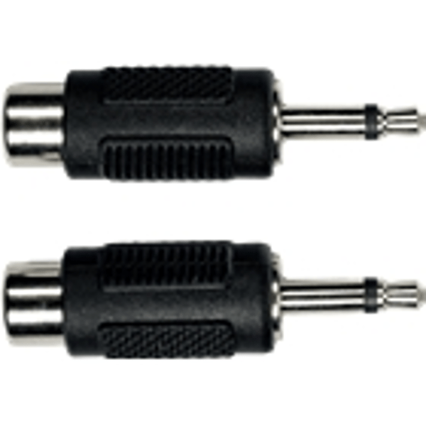 Yellow Cable AD16 Adattatore RCA Femmina/Mini Jack Mono Maschio 2 Pcs
