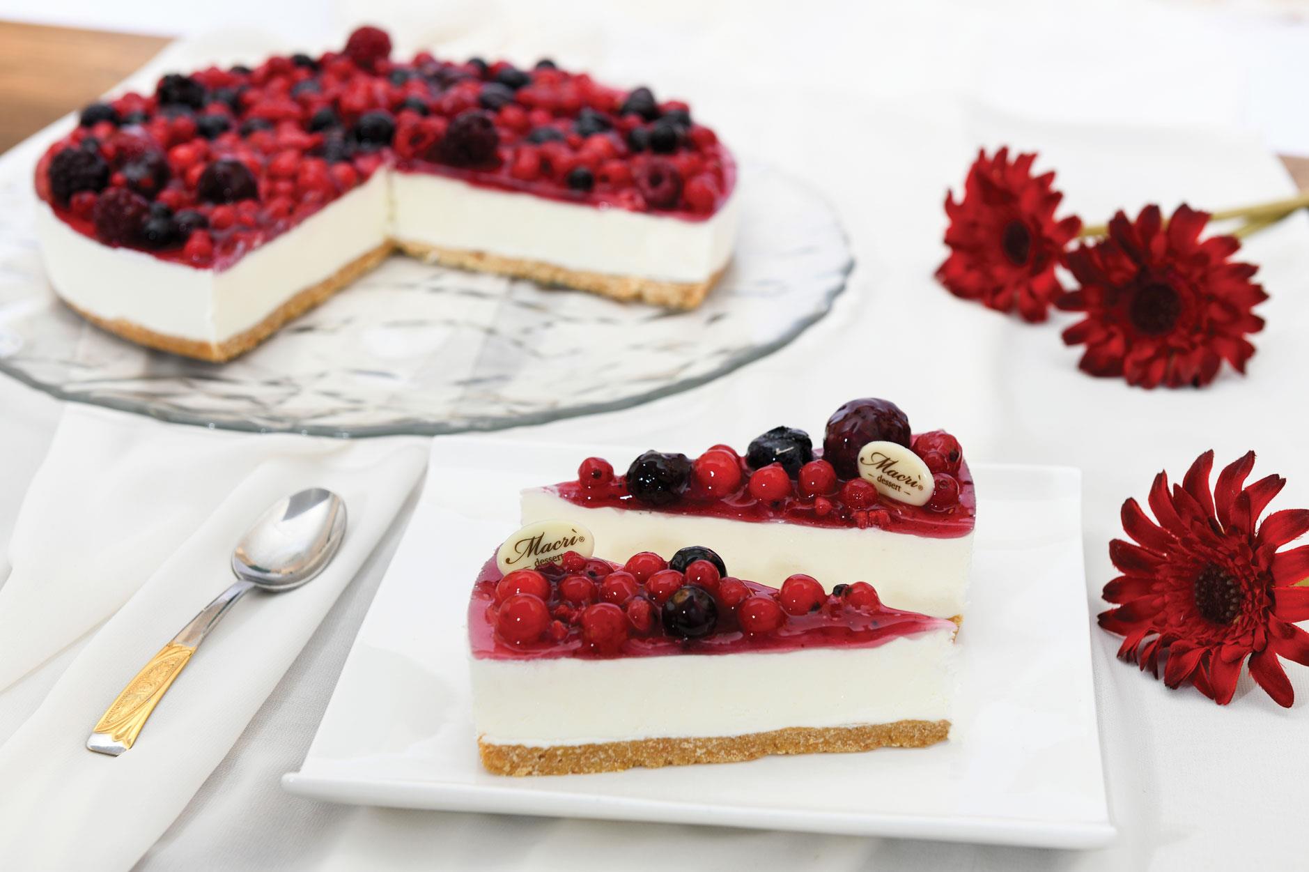 Cheesecake ai frutti di bosco