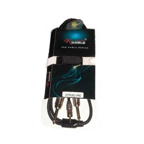 EXTREME 1MJS2J1PRO MINI JACK STERE 1/8" 3.5mm-2 JACK 6.3mm 1MT