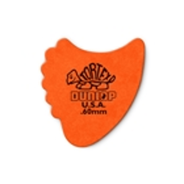 Dunlop 414R Tortex Fin Orange .60