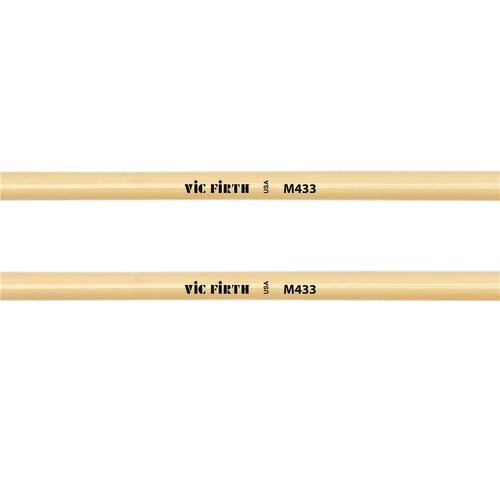 Vic Firth M433 - Articulate Series Mallet - 1" Lexan with Brass Round