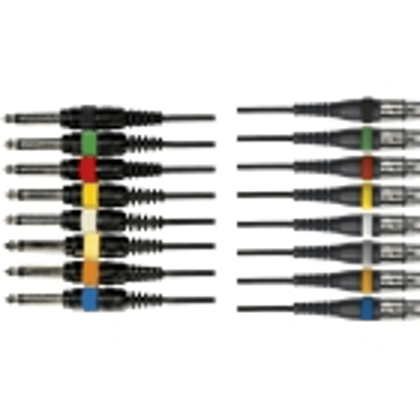 Yellow Cable OC11 Frusta 8 Cavi Jack Mono/XLR Femmina 5 m