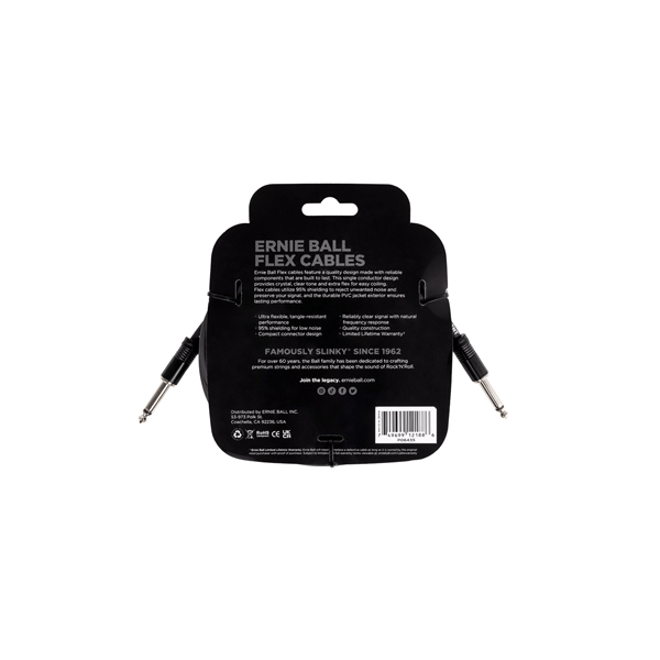 Ernie Ball 6435 Flex Cable Black 6m