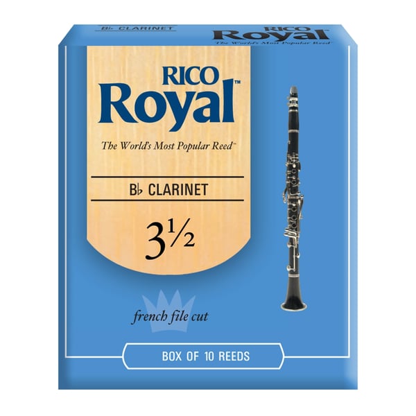 RICO Ance per Clarinetto in Sib Royal, Misura 3.5, confezione 10 pz