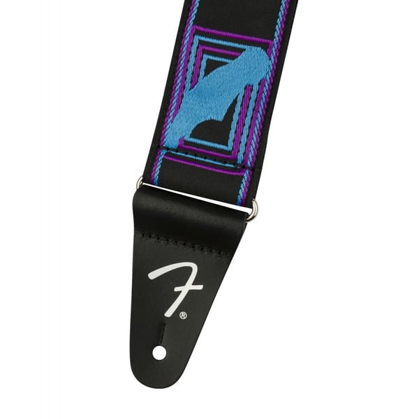 Tracolla Fender Neon Monogrammed, Purple/Blue. Modello 0990681305