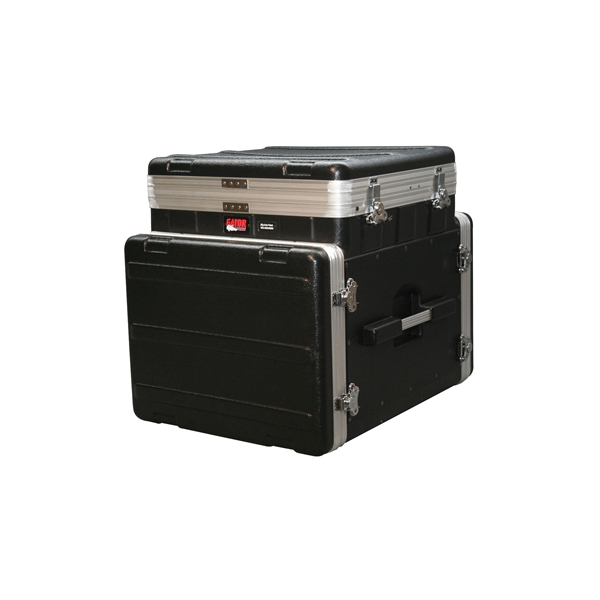 Gator Cases GRC-10X8 PU Rack audio 10U Pop Up, 8U laterale