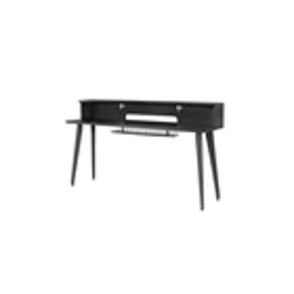 Gator Frameworks GFW-ELITEKEYTBL88-BLK Workstation in legno per tastiere fino a 88 tasti, colore nero standard<br>