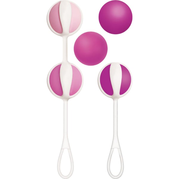 GVIBE - SET 5 BOULES DE GEISHA3 ROSE SUCRE