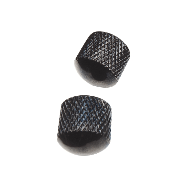 Yellow Parts EZ1223B Manopole di regolazione Metallo Nero 2 Pcs