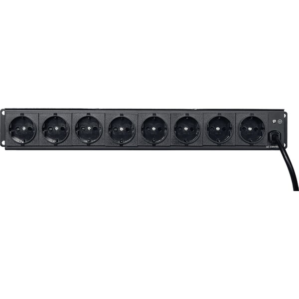 Algam Lighting DISPATCH-8 Multipresa 8 Posti da Rack Interruttori Individuali