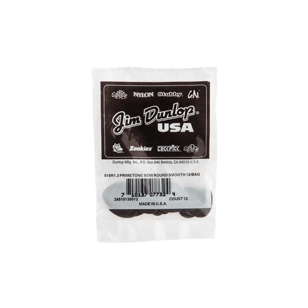 Dunlop 515R1.3 Primetone Semi Round (Smooth), Refill Bag/12