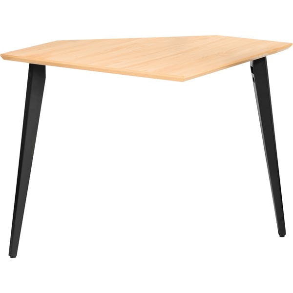Gator Frameworks GFW-ELITEDESKCRNR-MPL Angolo scrivania workstation Elite in acero naturale opaco per studi e creator<br>