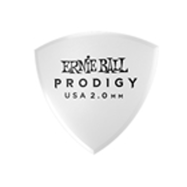 Ernie Ball 9338 Plettri Prodigy Large White 2,0 mm Busta 6