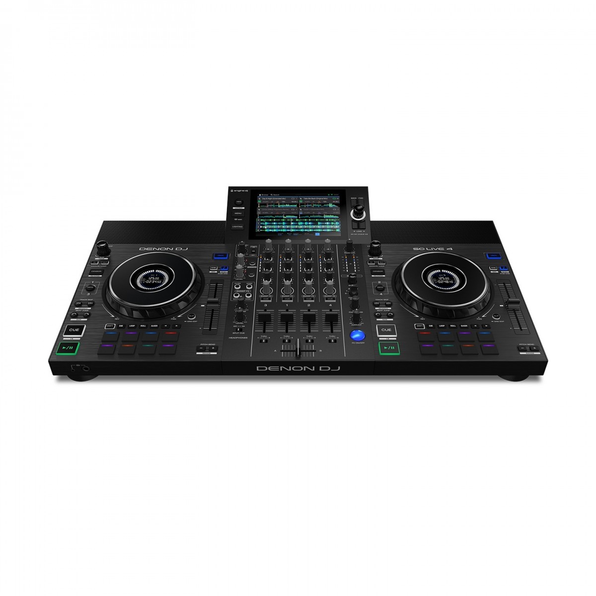 DENON SC LIVE 4 CONSOLLE 4 DECK PER DJ CON DISPLAY 7 MONITOR INTEGRATI E  ROUTER WI-FI INTERNO