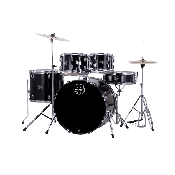 MAPEX IT CM5294FTCDK COMET ROCK 5 PEZZI DARK BLACK CON PIATTI