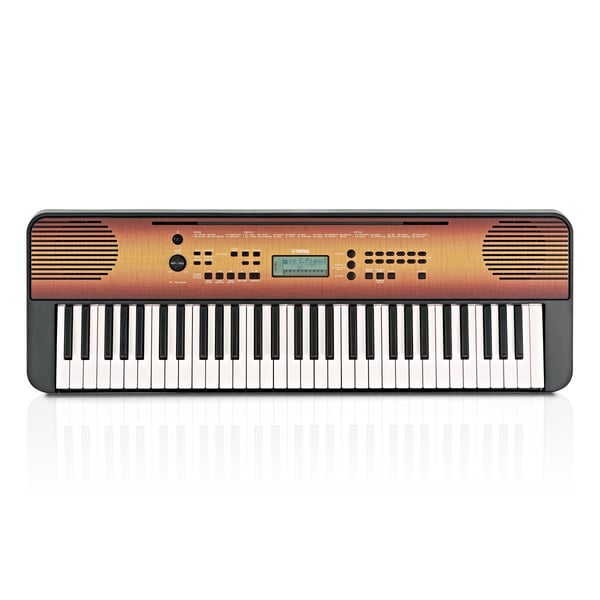 YAMAHA PSR E360 MAPLE TASTIERA DINAMICA 61 TASTI CON FINITURA TOP IN ACERO EX-DEMO