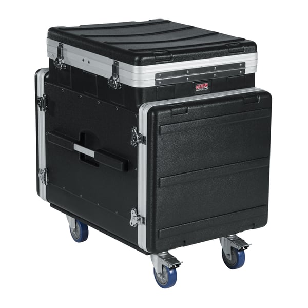 Gator Cases GRC-12X10 PU Rack audio 12U top, 10U laterale