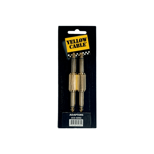Yellow Cable AD02 Adattatore Jack/Jack Mono Maschio 2 Pcs