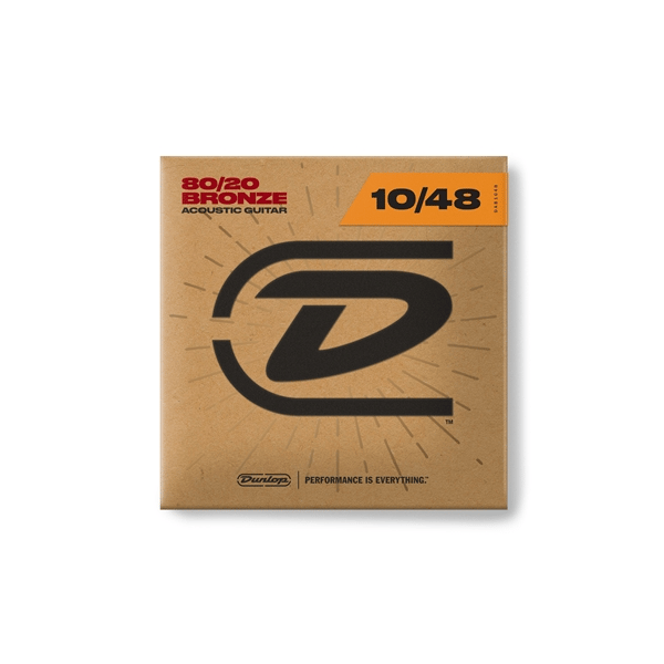 Dunlop DAB1048 Acoustic 80/20 Bronze, Extra Light Set/6