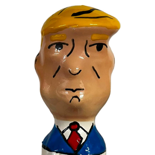CONDOMERIE - PRESERVATIVO DECORATIVO PINTADO A MANO TRUMP GRUÑÓN XL