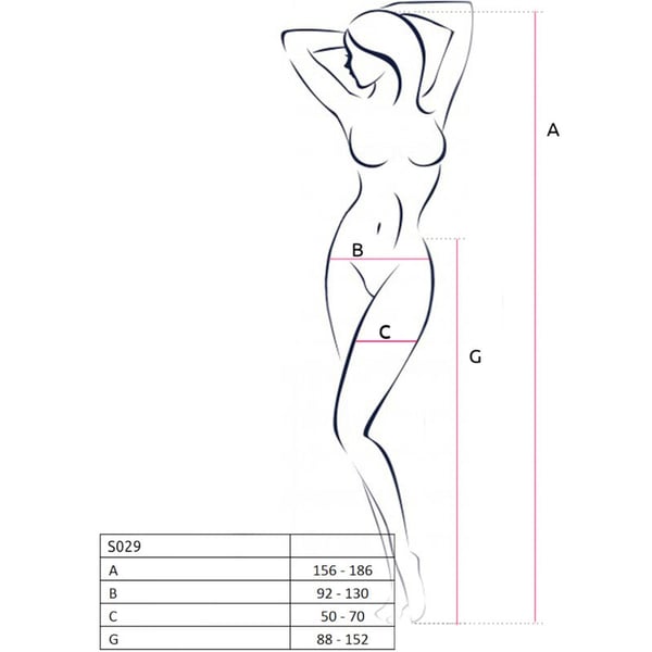 PASSION - S029 CULOTTE STRIP ROUGE TAILLE UNIQUE