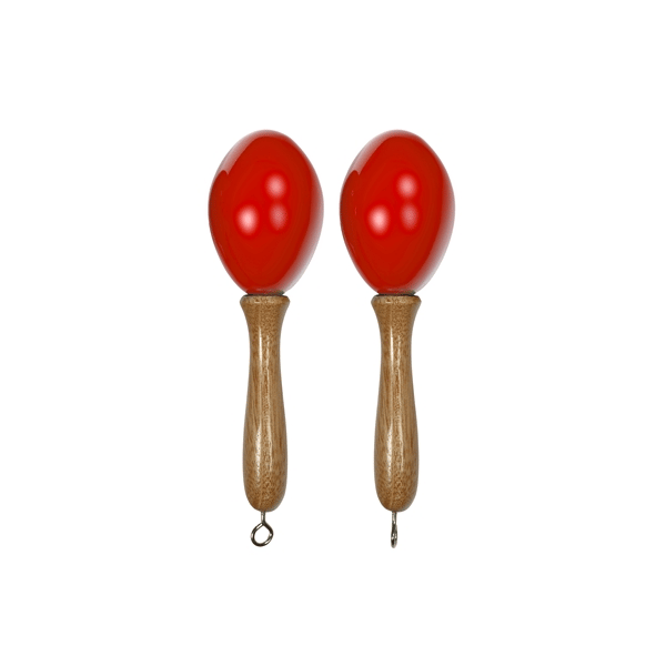 Tanga MARACAS-ROUGE-S Maracas piccole in legno - Rosse