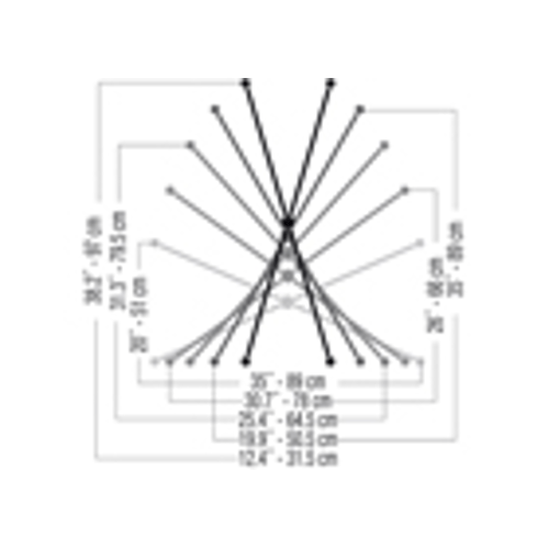 Quik Lok T/500 Supporto per tastiera a "X"