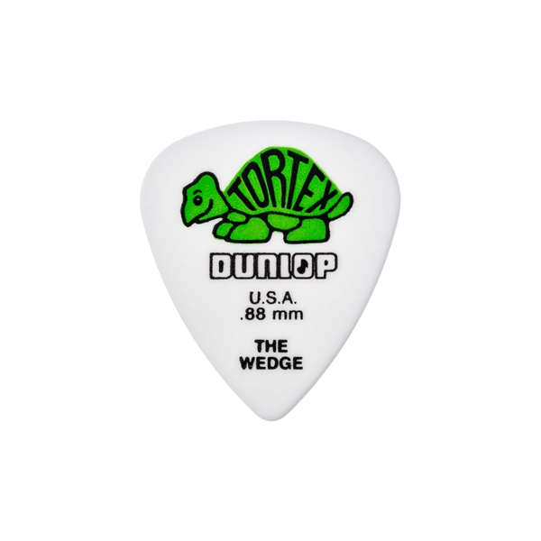 Dunlop 424P Tortex Wedge Green .88