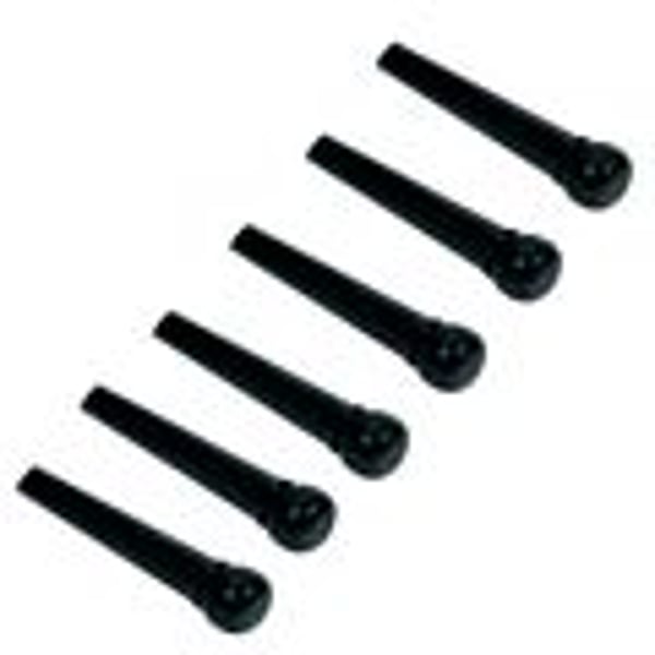 SOUNDSATION PARTS Bloccacorde Nero (Busta da 50 pz)