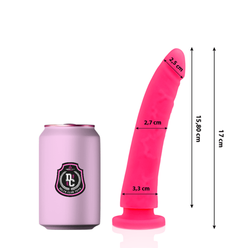 DELTACLUB DELTA CLUB - TOYS DILDO MEDICO ROSA IN SILICONE 17 CM -O- 3 CM