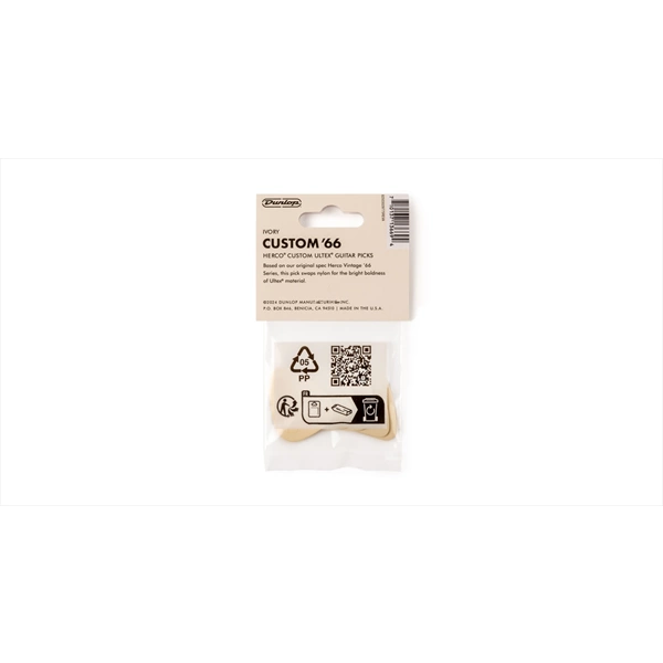 Dunlop Herco HEV211U66P Custom '66 Ultex Heavy Player's Pack/6
