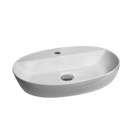 Lavabo da appoggio mod. la63 cm 60 x 40