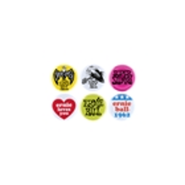 Ernie Ball 4009 1" Assorted Buttons 6pk