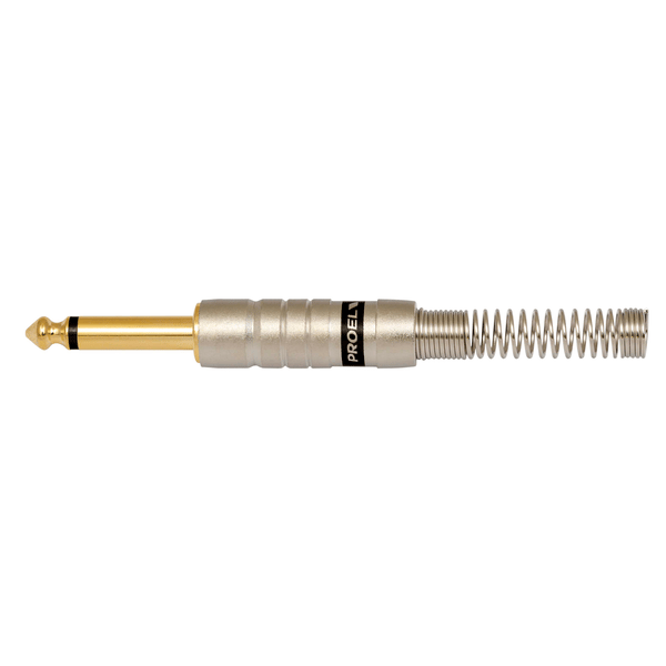 PROEL STAGE Connettore professionale jack mono 6,3 mm - 1/4. Colore: Argento.