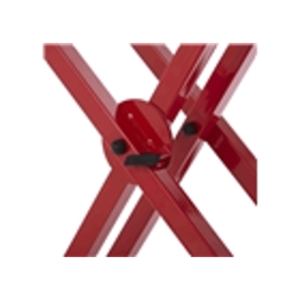 Gator Frameworks GFW-KEY-5100XRED Supporto per tastiera a doppio livello con struttura a "X" in colore rosso<br>