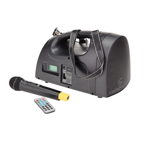SOUNDSATION Amplificatore Portatile con radiomicrofono UHF a 16-canali, lettore MP3 e Blutooth™