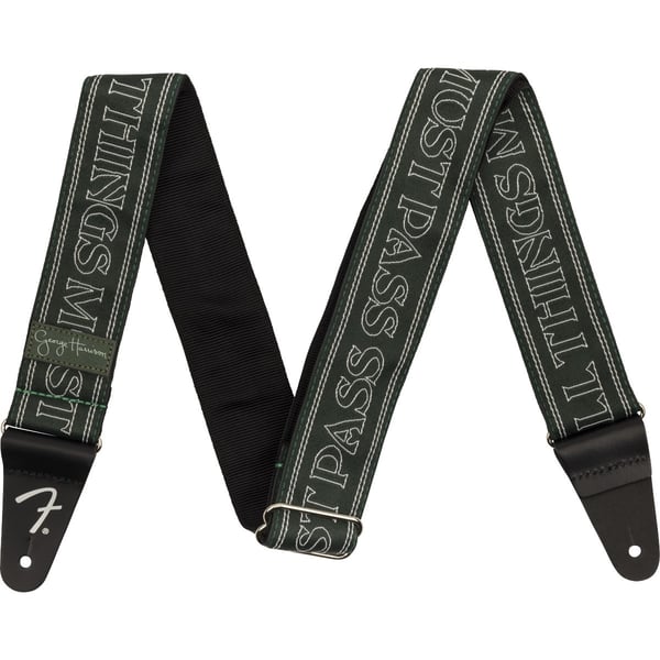 FENDER George Harrison All Things Must Pass Logo Strap Green