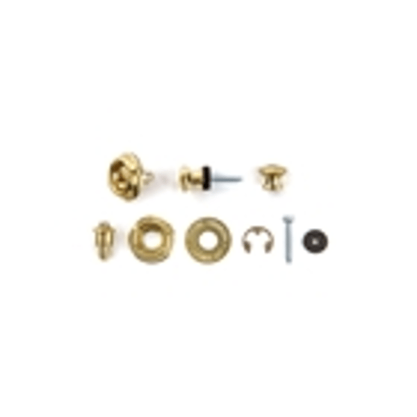 Dunlop SLS1034G Straplok Dual Design Strap Retainer System, Gold